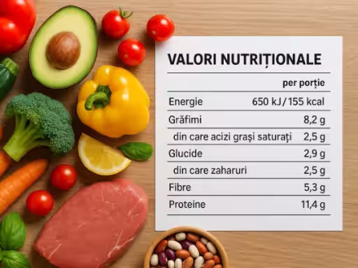 Importanța valorilor nutriționale în restaurante: de la obligație legală la avantaj competitiv prin meniuri digitale și coduri QR