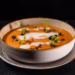 Supă cremă de cartofi dulci cu ghimbir și cocos 300g