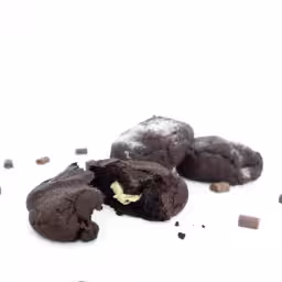 Coockie cu fulgi de ciocolata si crema de vanilie